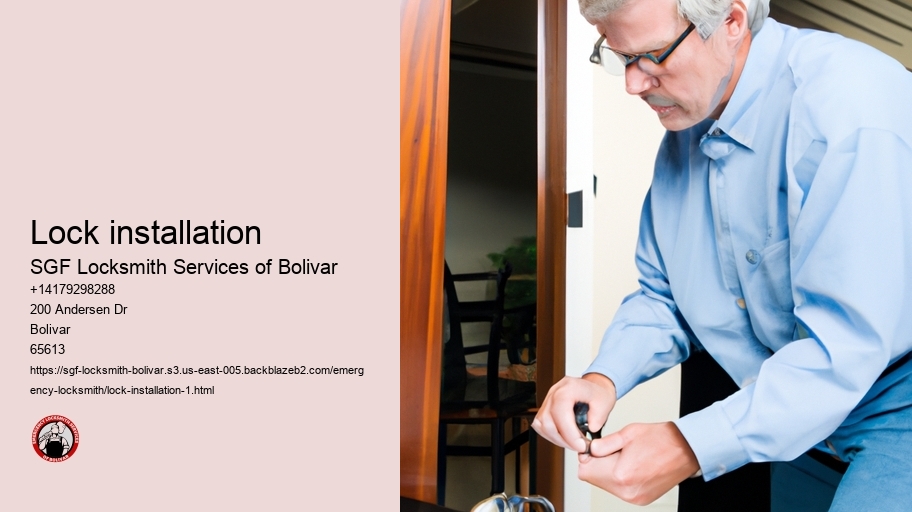 Lock installation
