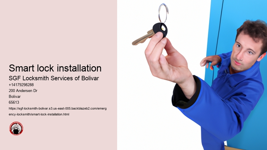 Smart lock installation